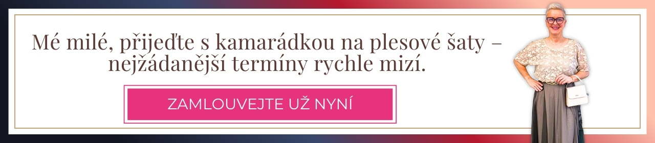 Zkoušení plesových a společenských šatů BALANKA STRAKA (1280 x 280 px)